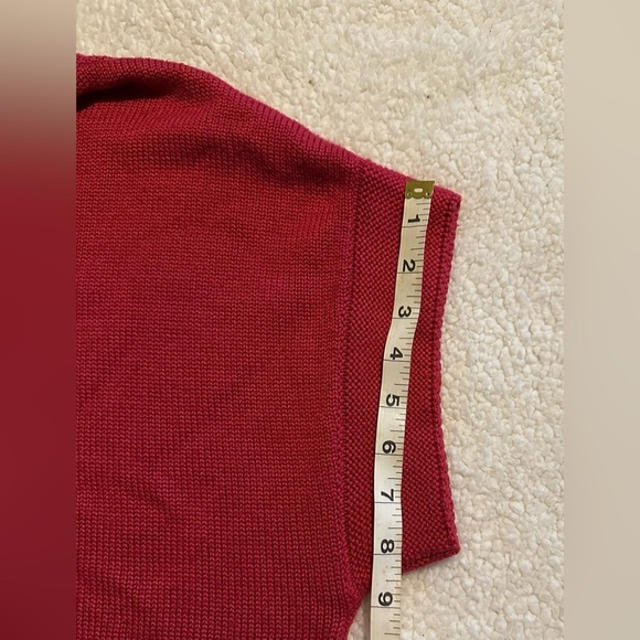 Coldwater Creek Women’s short sleeve turtleneck sweater size Large Pink - Picture 10 of 11